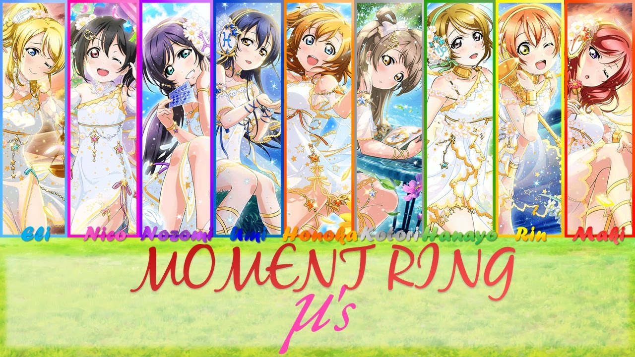MOMENT RING - Color Coded + Lyrics【ROM/ENG/ESP】 - μ’s