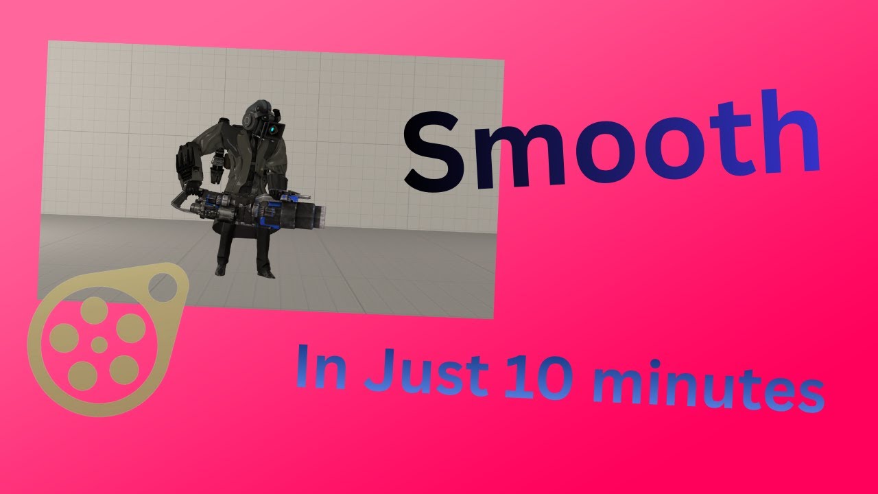 How to make smooth cameraman animation in sfm