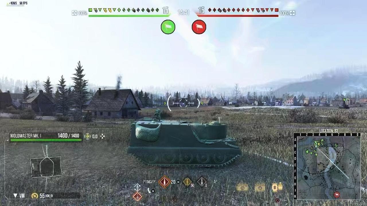 World of Tanks: Nemesis 8k объединенных сил, Большие, синие и вне поля зрения