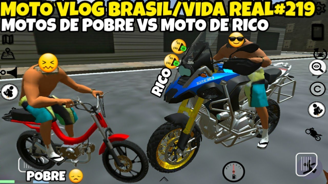 MOTO VLOG BRASIL/VIDA REAL#219 MOTOS DE POBRE VS MOTO DE RICO