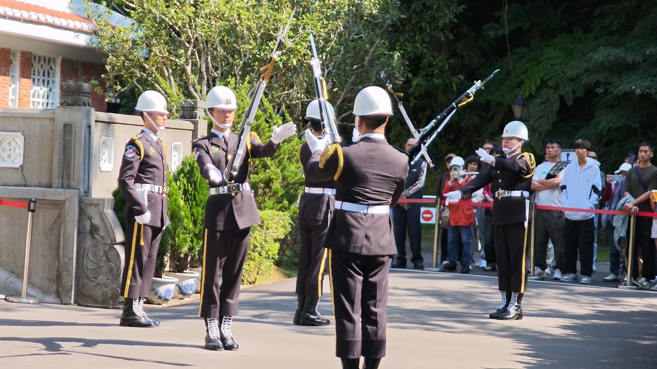 20260214慈湖(Cihu Mausoleum)及大溪陵寢(Daxi Mausoleum)海軍儀隊交接(Changing of the Guard)