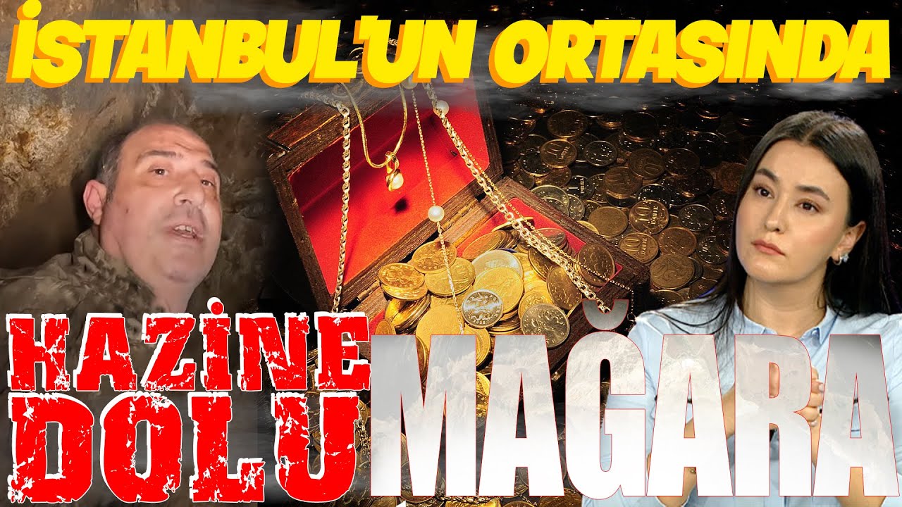 İstanbul'un orta yerinde hazine dolu mağara keşfetti! Su dolu mağarada dalış bile yaptı!