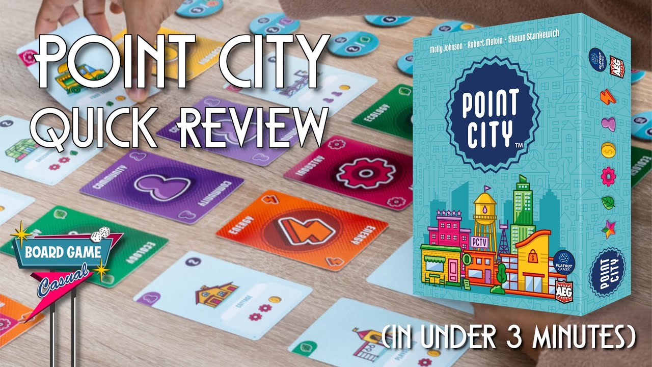 Point City Board Game Quick Review (In under 3 minutes!)