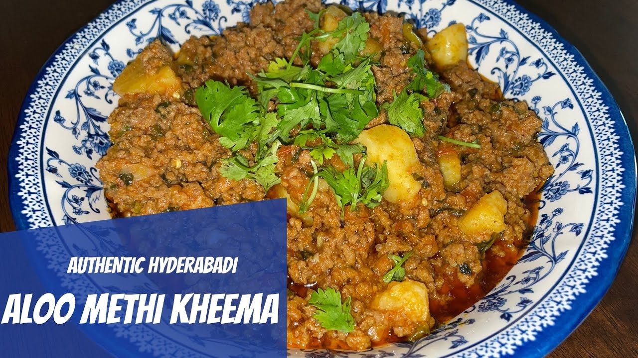 Aloo Methi Kheema Recipe | Authentic Hyderabadi |FEAST WITH SHAHANA