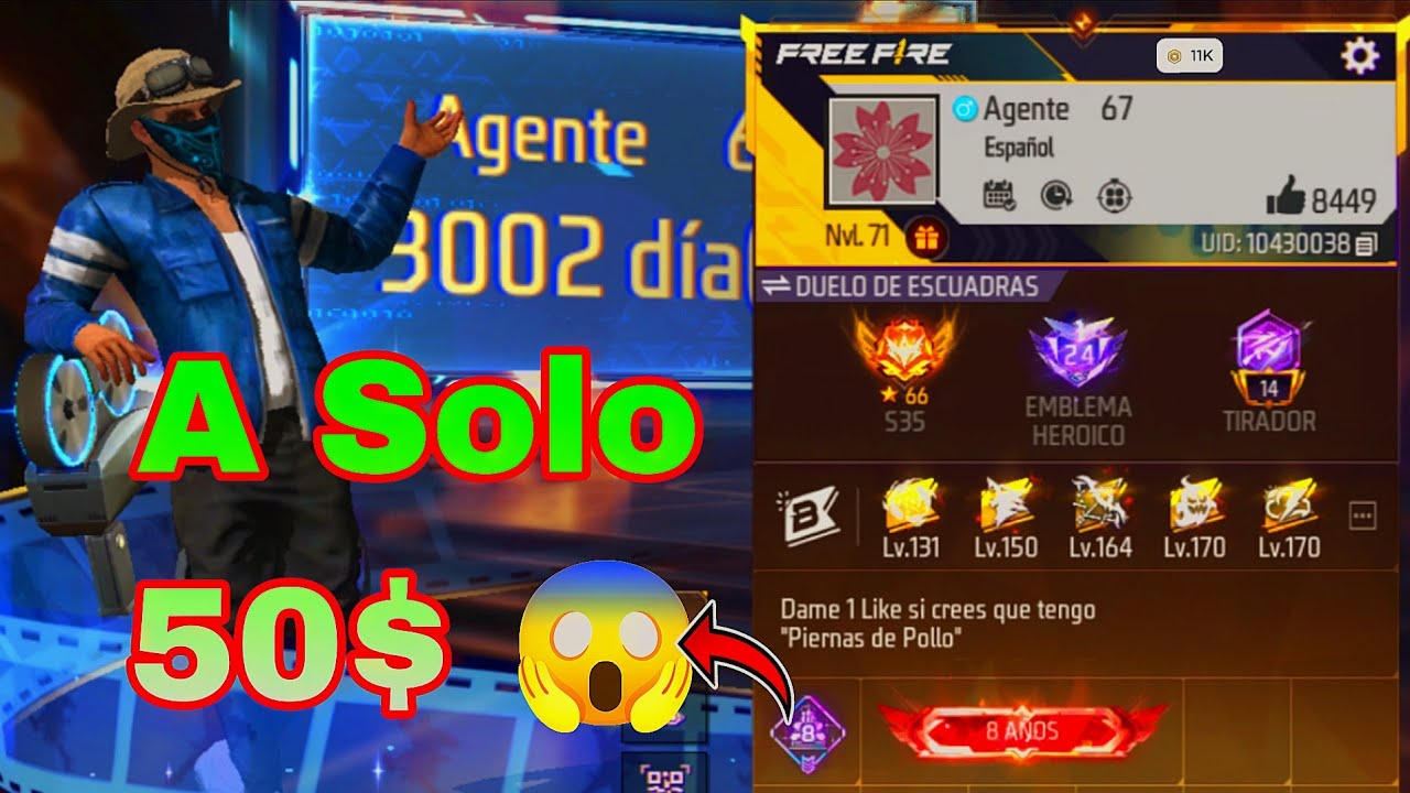COMPRÉ una CUENTA SAKURA a 50$ | ¿VALIÓ la PENA? 🤔 #freefire #roblox 