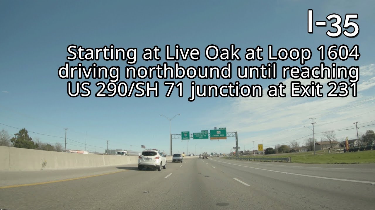 I-35: San Antonio, TX to Austin, TX