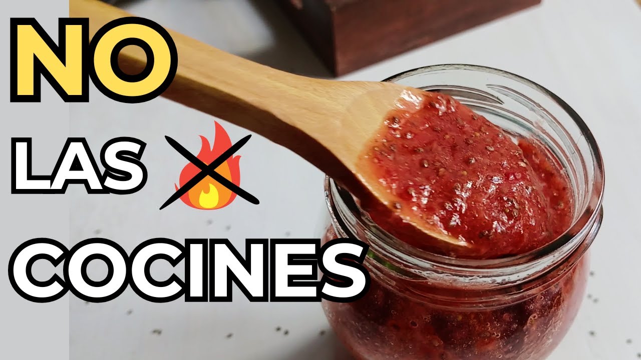 5 Mermeladas SIN COCCIÓN En Minutos ¡Son MUY FÁCILES!