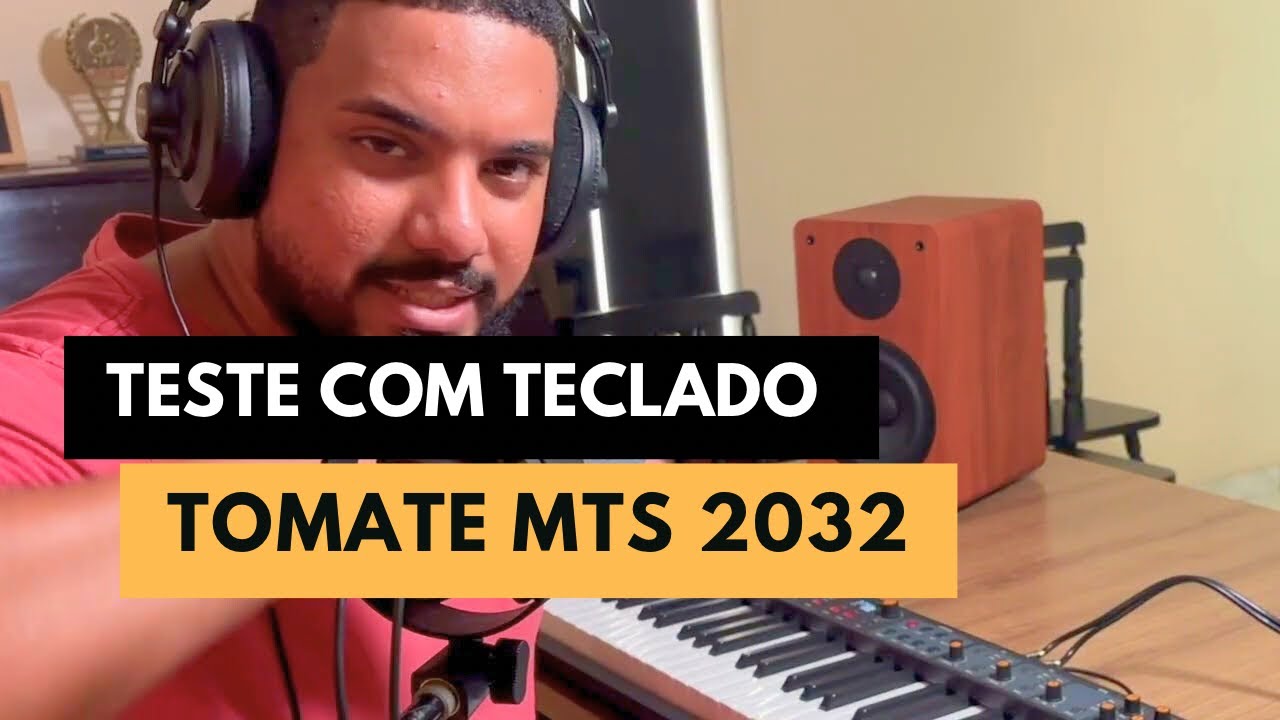 Caixas Tomate MTS 2032 + Teclado Numa Compact 2 Studiologic