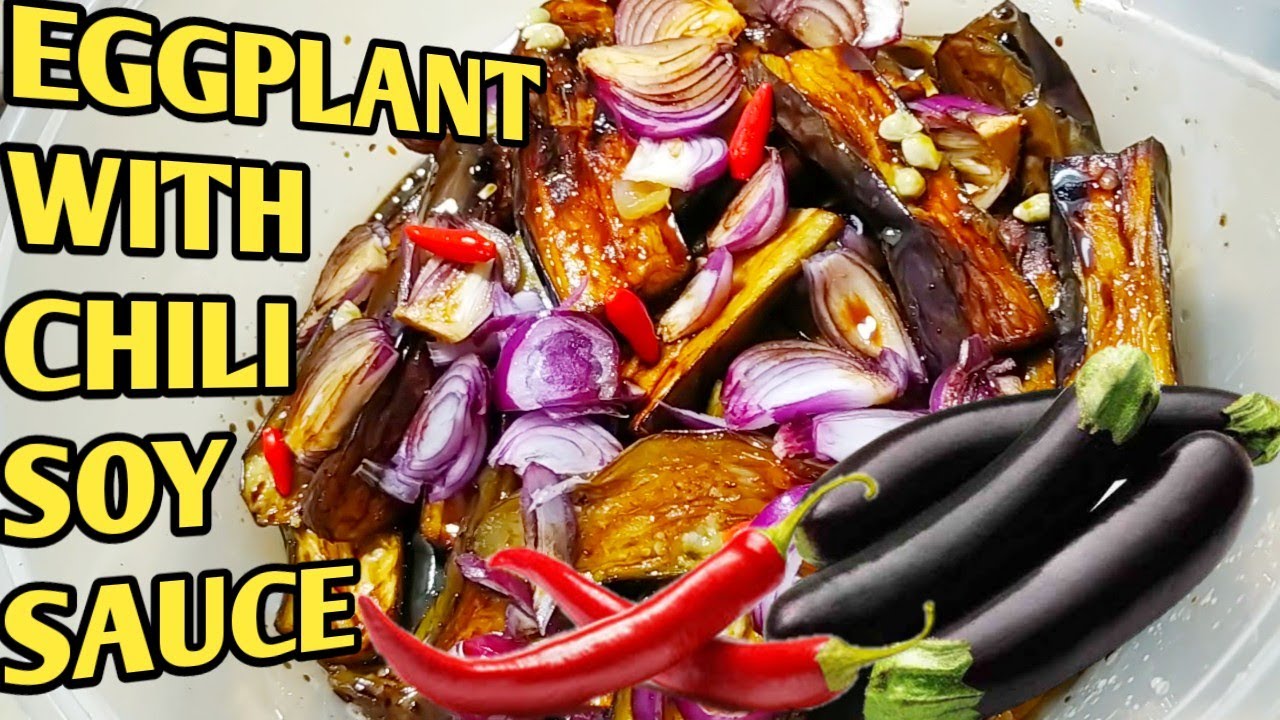 FRIED EGGPLANT WITH CHILI SOY SAUCE RECIPE