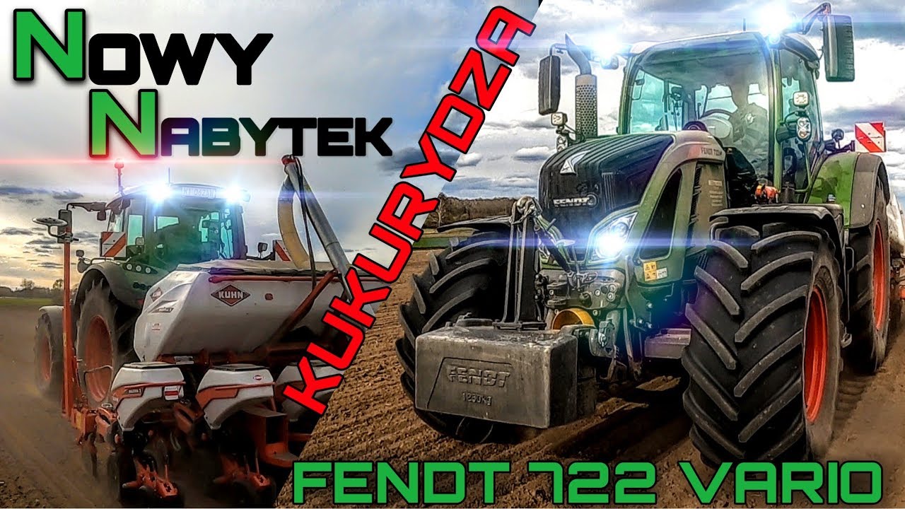 ☆NOWY NABYTEK FENDT 722 VARIO II Siew Kukurydzy Na GPS-IE II Kuhn Maxima 3TS II Gr.Małkowski☆