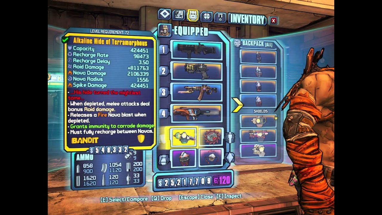 Borderlands 2 level 72 melee krieg build