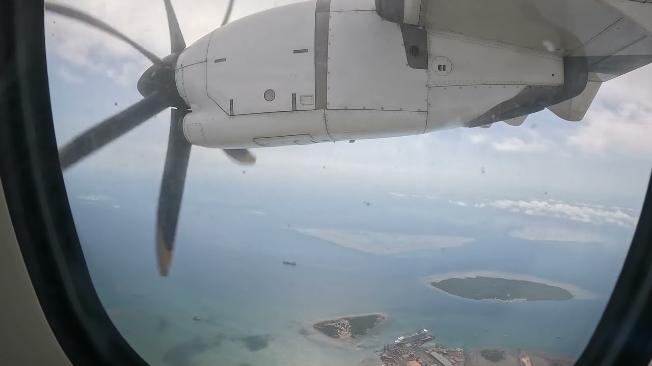 FULL FLIGHT Labasa to Nadi FIJI LINK ATR 42-600 #fijiairways #fijiisland #goprohero11 #airbus
