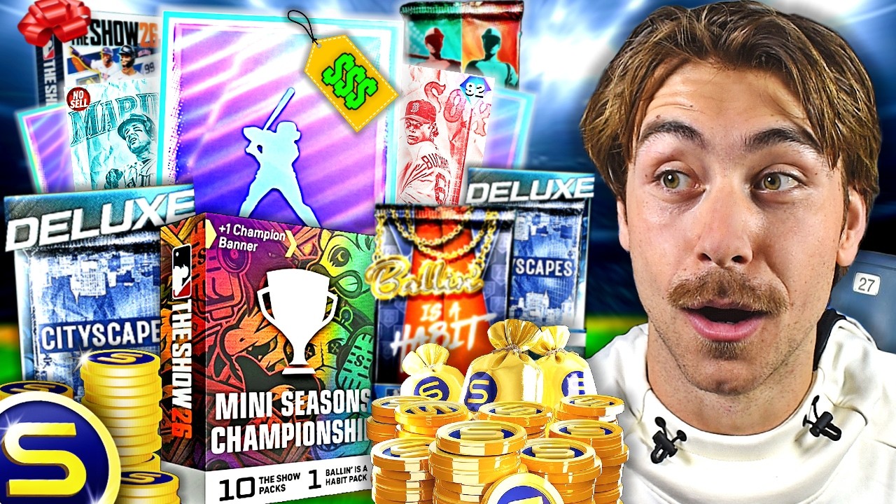 SO MANY FREE PACKS AND DIAMOND PULLS! NO MONEY SPENT MLB 26
