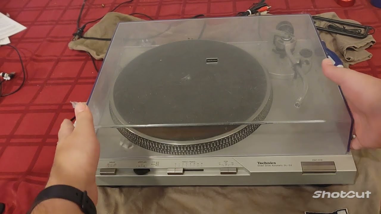 Technics Dust Cover Hinge Tab Repair - SL-D2 SL-D3 SL-Q2 SL-Q3 and others Turntable Record Player