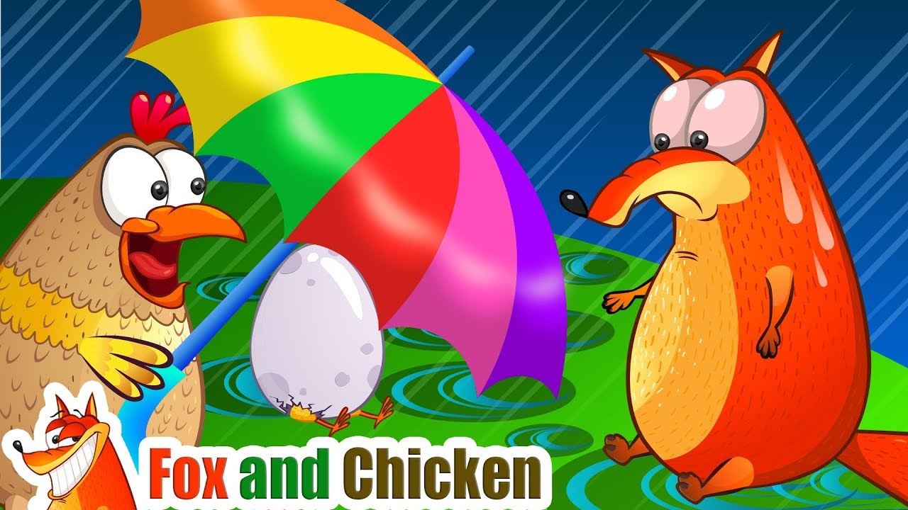 Rain Rain Go Away Song | Fox and Chicken Nursery Rhymes Kids Songs