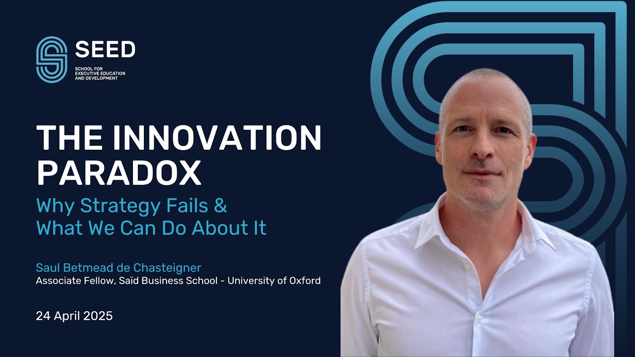 The Innovation Paradox by Saul Betmead de Chasteigner
