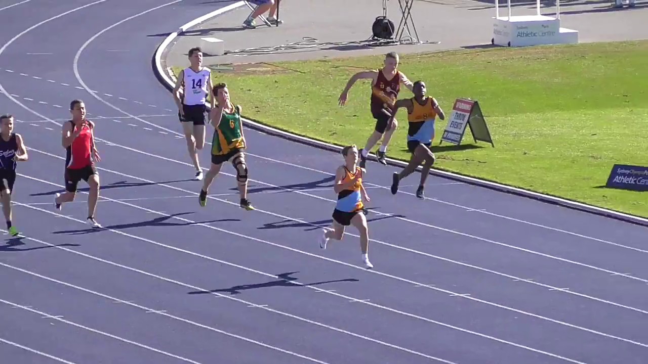 NSW PSSA Athletics State, Lachlan Wood, U12B 200m Final, 24.69, 19/10/17