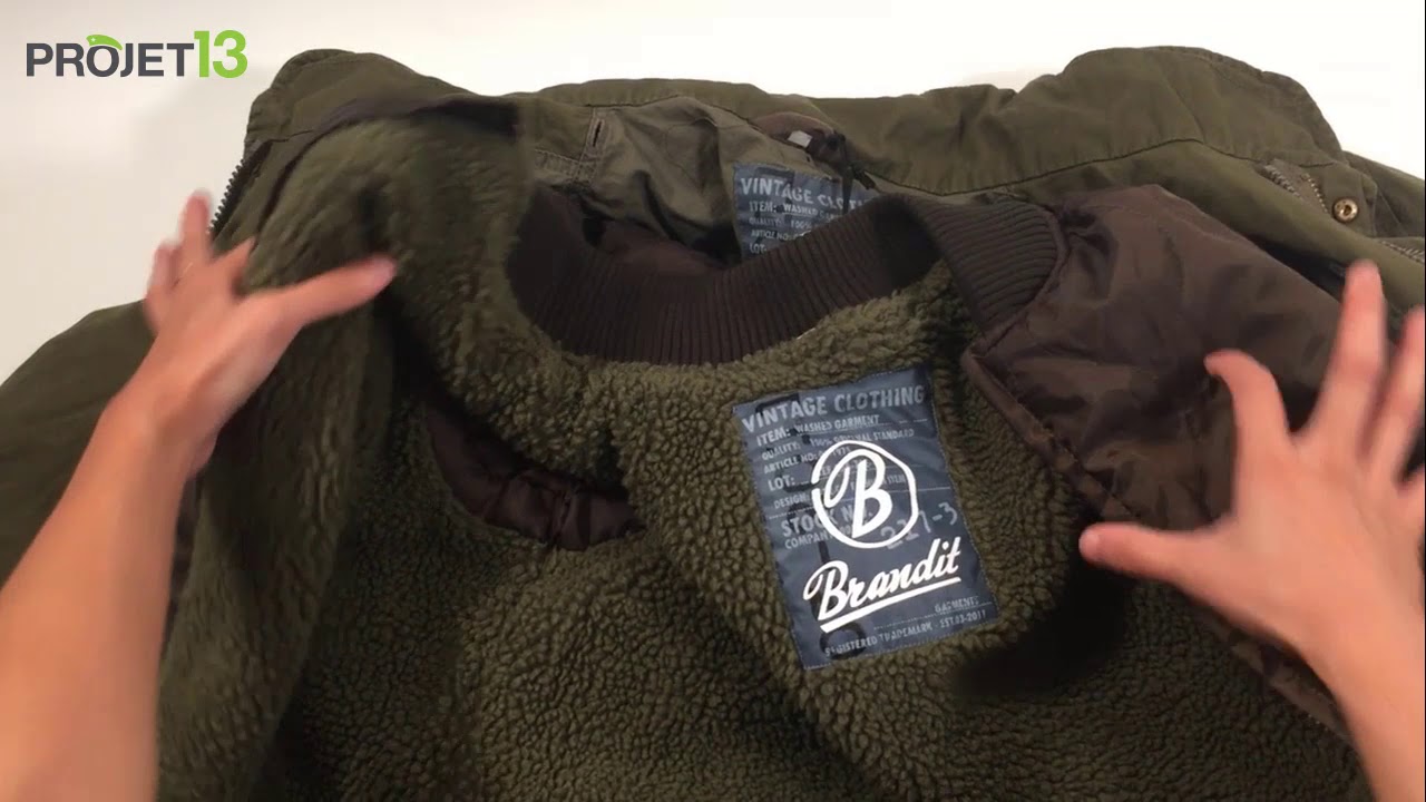 Veste Giant Brandit M-65 style militaire