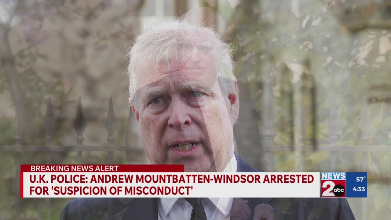 Andrew Mountbatten-Windsor arrested on suspicion of misconduct