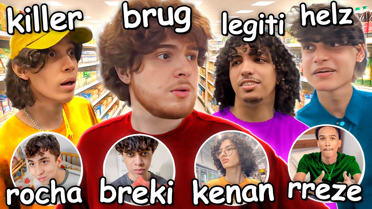 tentando fazer COMPRAS no MERCADO com youtubers idiotas