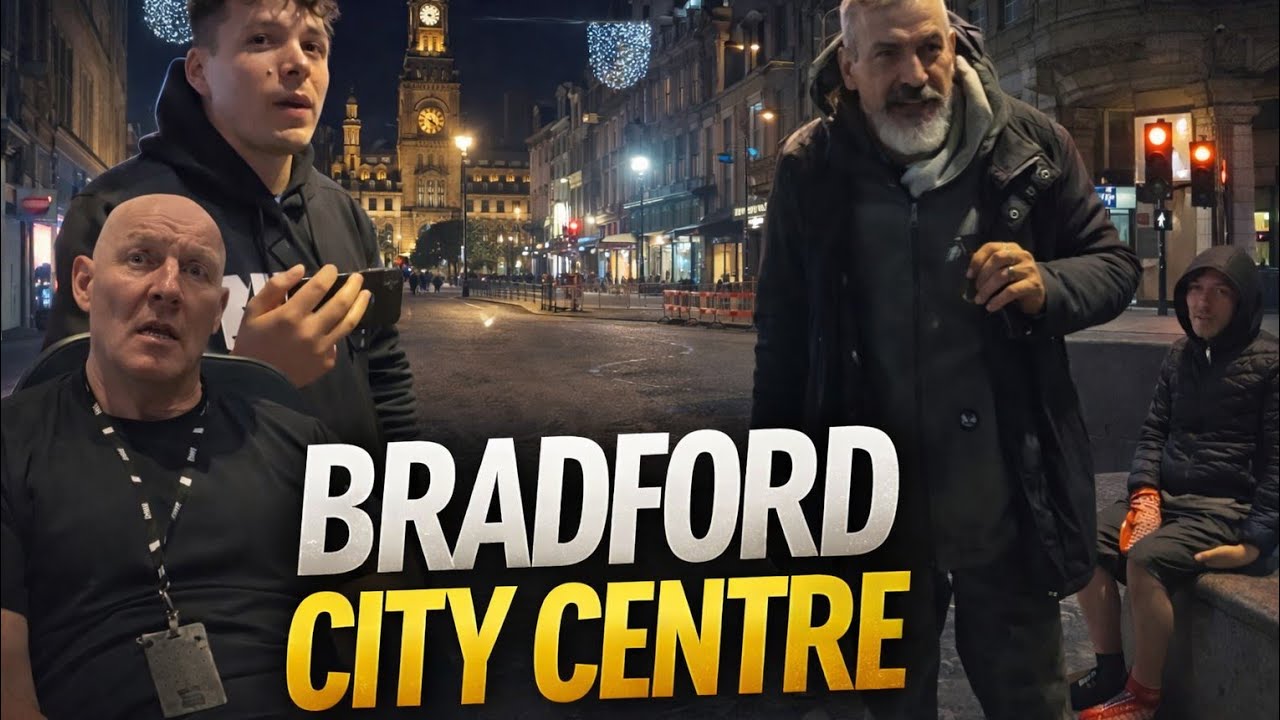 Bradford City Centre Night Walk (Stabbing Incident, Homelessness & Nightlife)