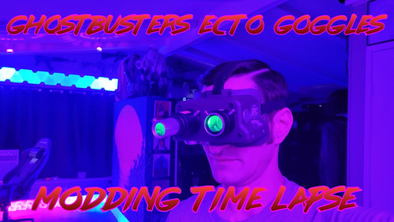 Ghostbusters Ecto Goggles Modding Time Lapse