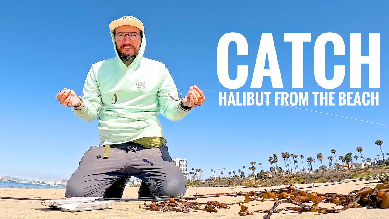 Easy way to Catch California Halibut from Shore in Long Beach CA
