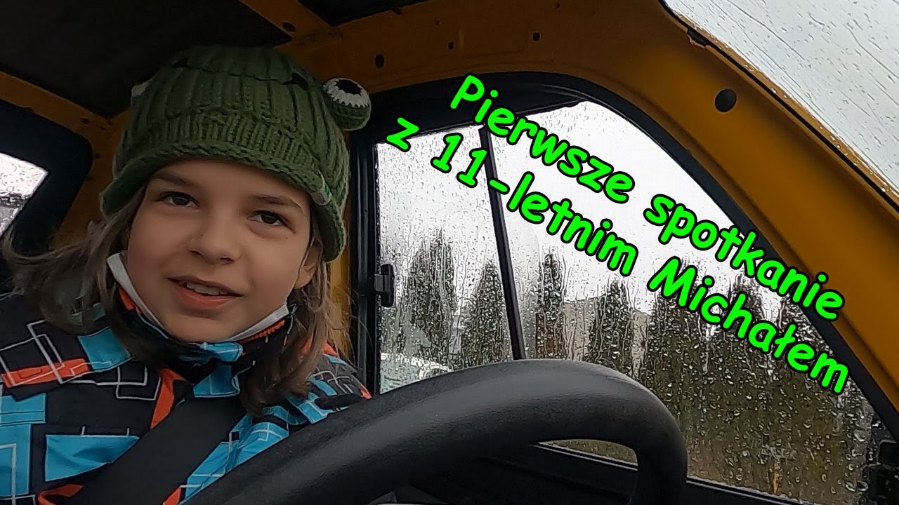 Michał (11 lat) - pierwsza lekcja w Akademii jazdy dla dzieci KIDZZ Kielce