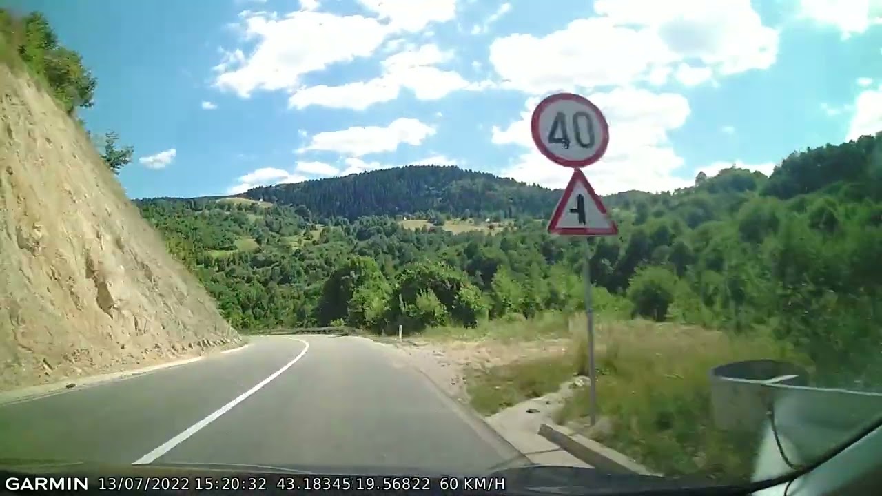 DRIVE #2026: Pljevlja-Vrulja-Mojkovac (Montenegro) (timelapse 4x) *Read Description*
