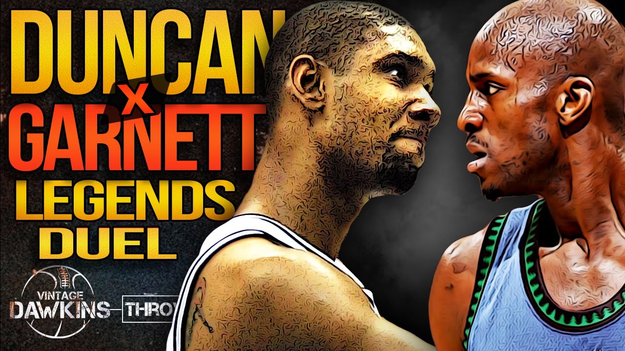 Tim Duncan vs Kevin Garnett Battle In Game 1 Of 2001 WCR1 | LEGENDS Duel 🐐🐐