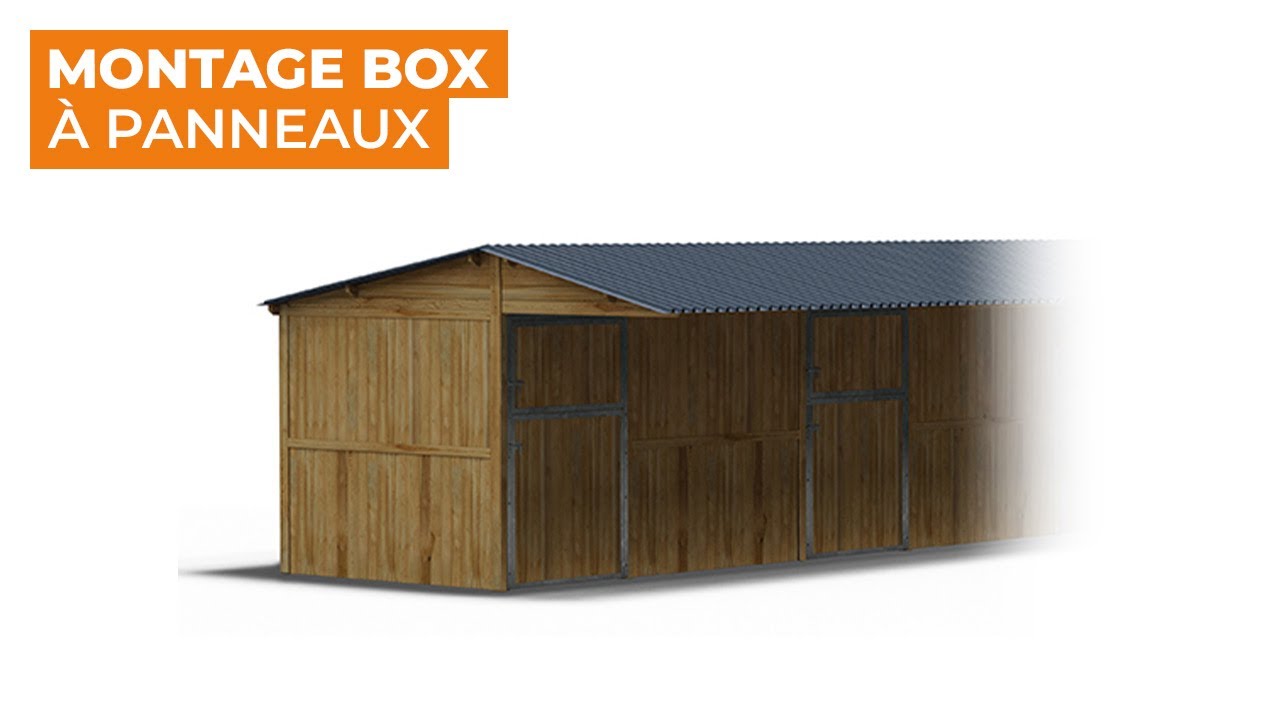 Montage des boxes à panneaux