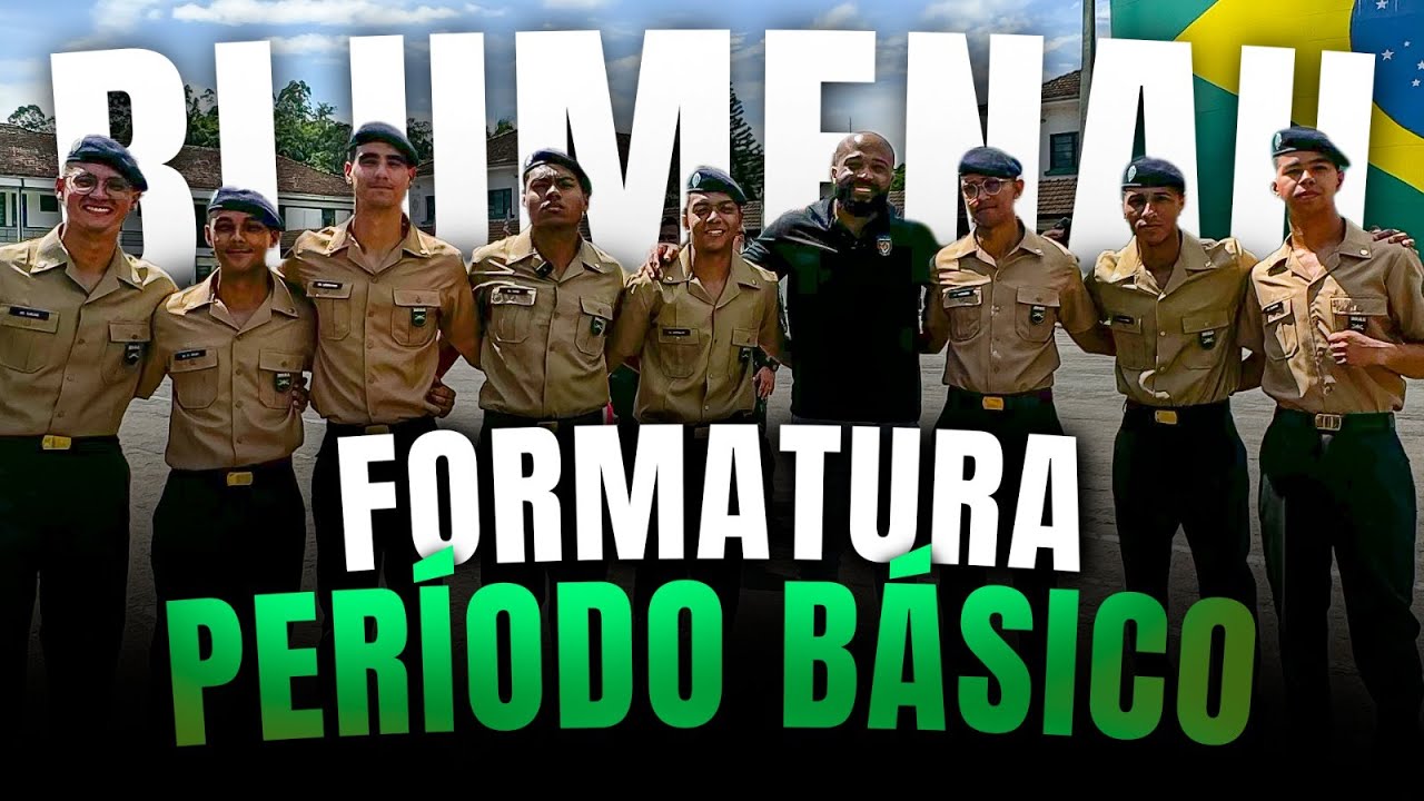 Como foi a formatura do básico em Blumenau-SC🔥