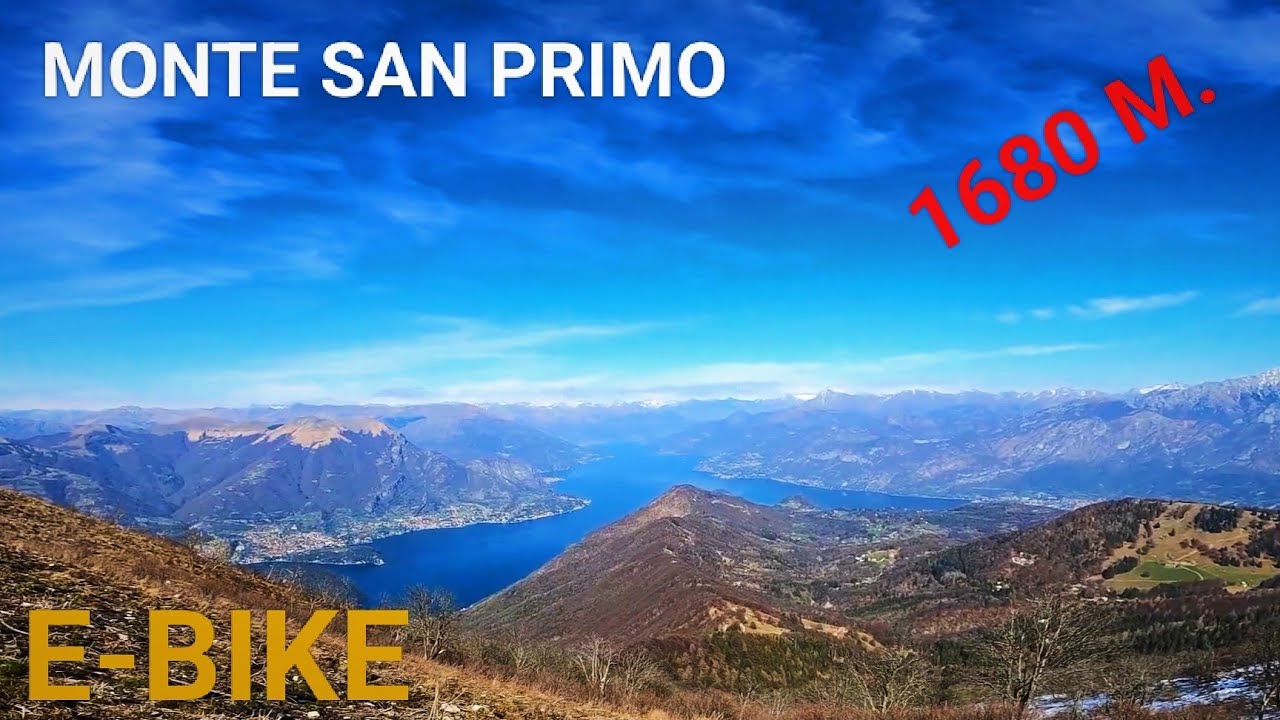 E-bike Monte San Primo 1680 metri un Mercoledì tutto d'un fiato🚴
