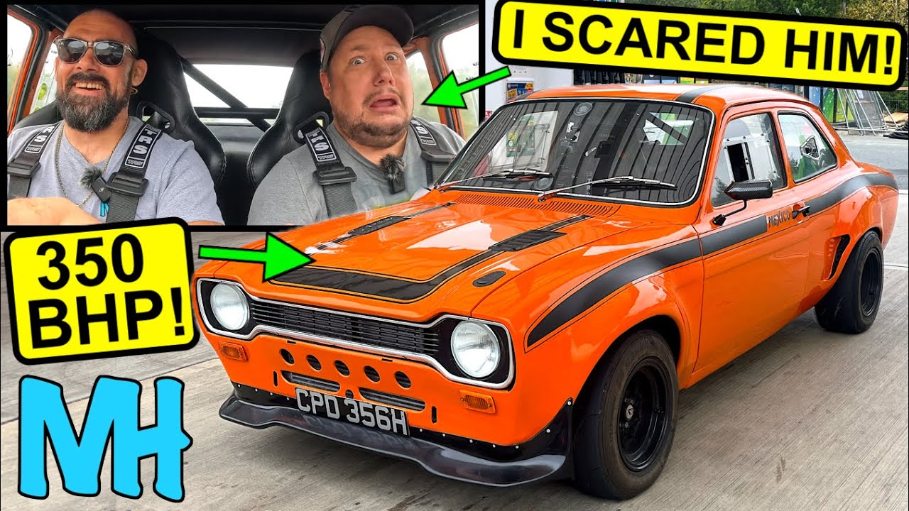 Driving My Mate’s 350BHP Mk1 Escort Cosworth… I Scared Him! 🤪
