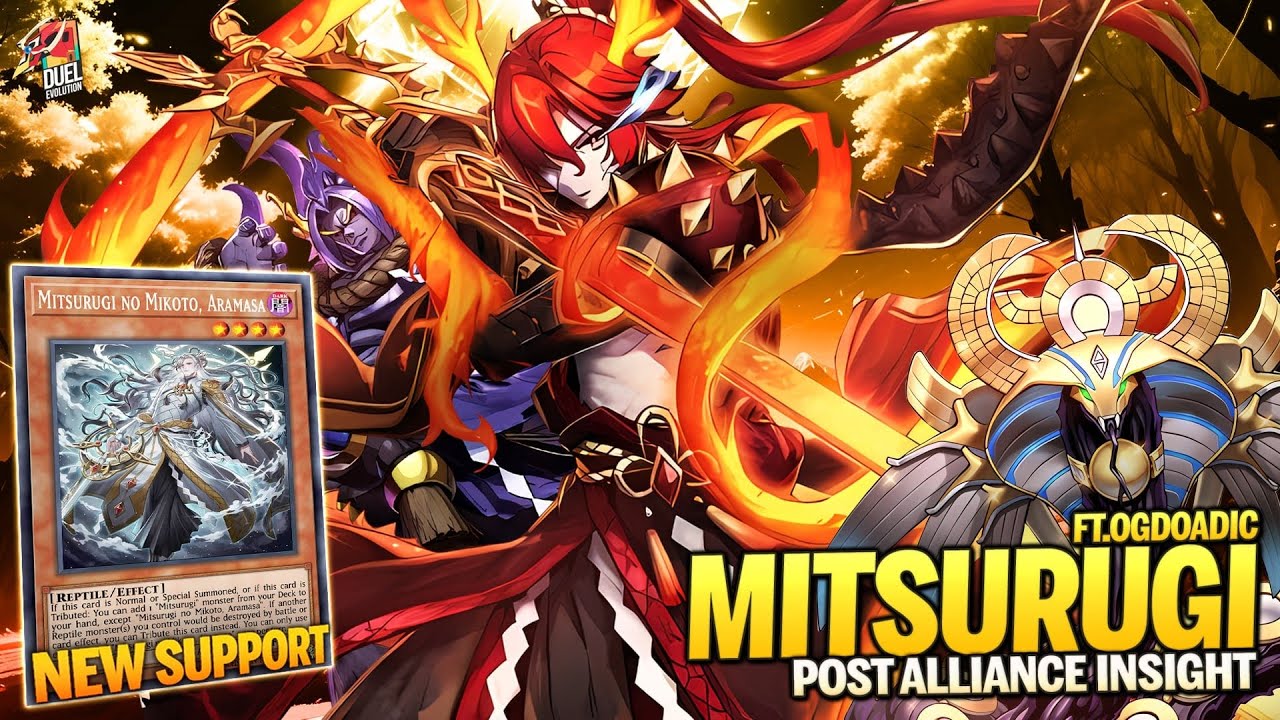 Deck Mitsurugi Ogdoadic Post Alliance Insight |Edopro| Replays 🎮 + Decklist ✔️