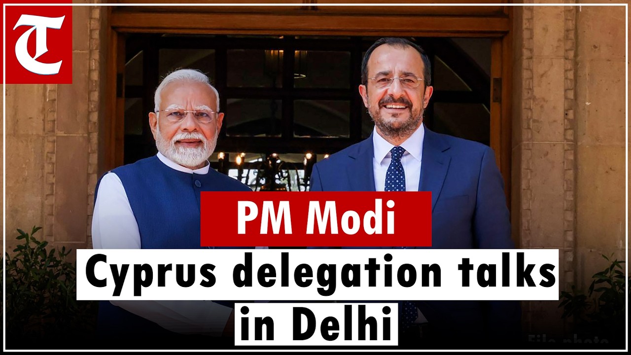 LIVE: PM Modi, President Nikos Christodoulides of Cyprus hold delegation-level talks in New Delhi