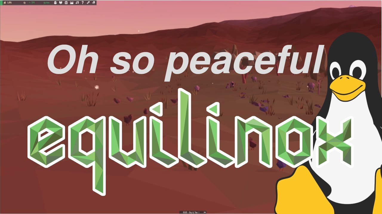 Linux Gaming with Equilinox | Nature Sandbox!