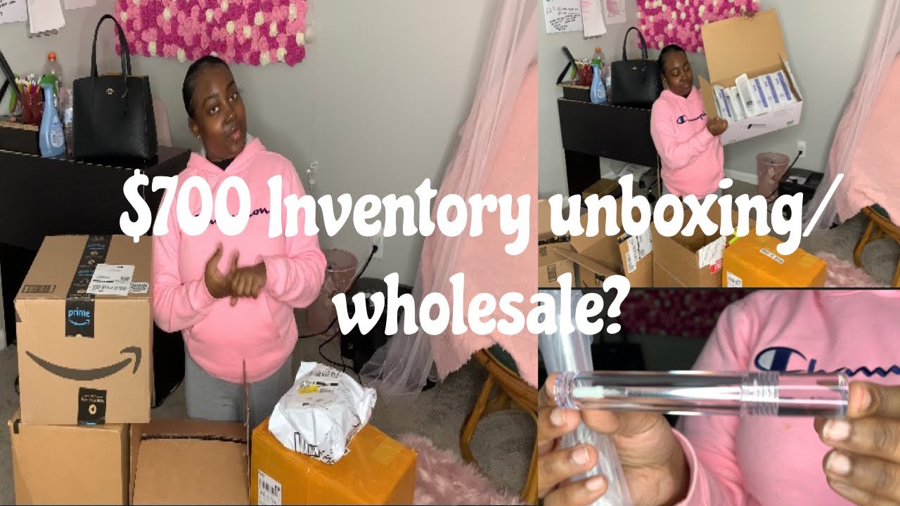 $700 INVENTORY UNBOXING|| Lipgloss Wholesale ?? 😱