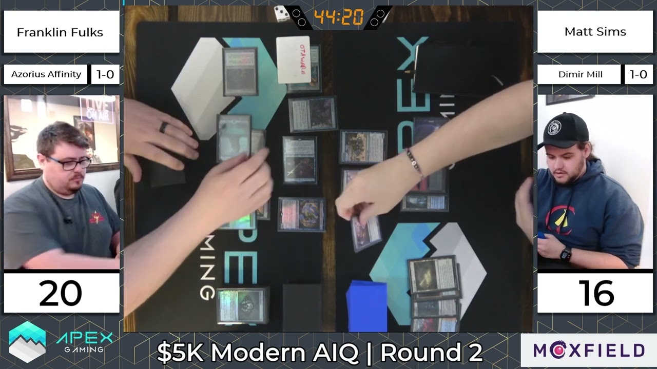 $5000 Modern AIQ/RCQ | Azorius Affinity vs Dimir Mill | Round 2 | 3/30/25