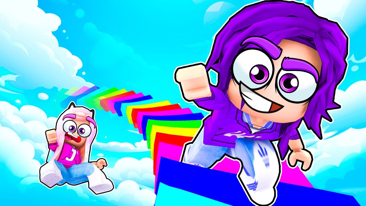 Two Player RAINBOW Obby! | Roblox