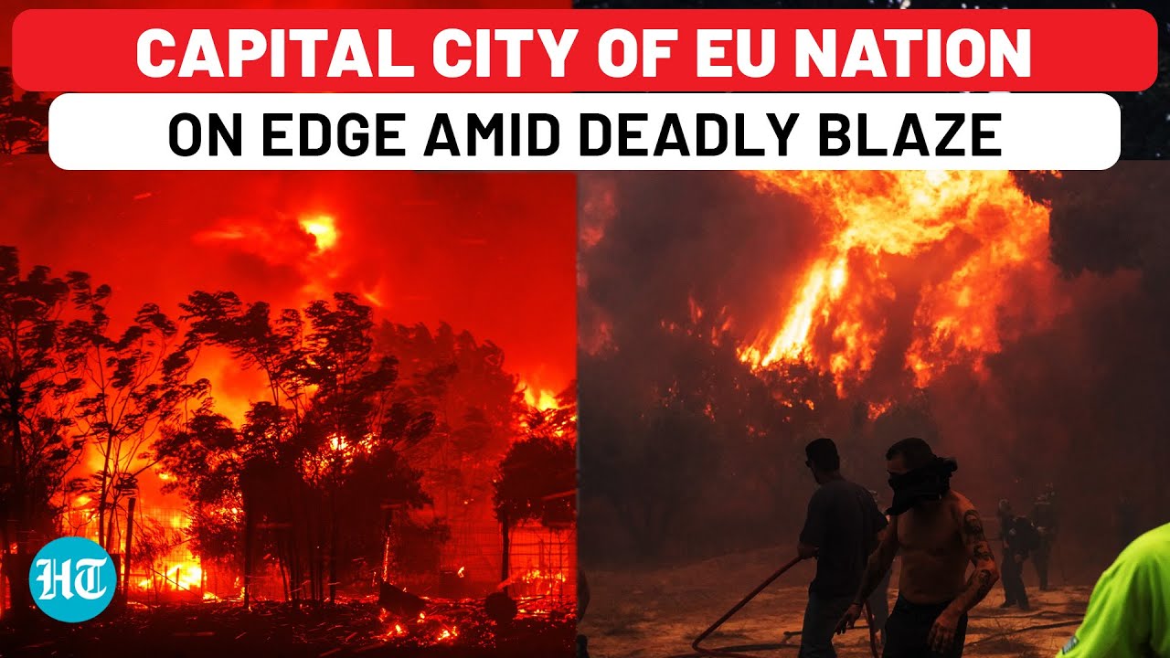 Greece Wildfire: EU Nation On Edge As 'Worst' Inferno Nears Capital Athens: 'Fire Exceeds 30 KM'
