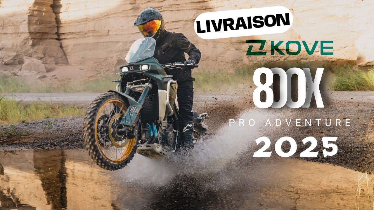 Livraison d'une KOVE 800X PRO 2025 pour un JAGFFAR