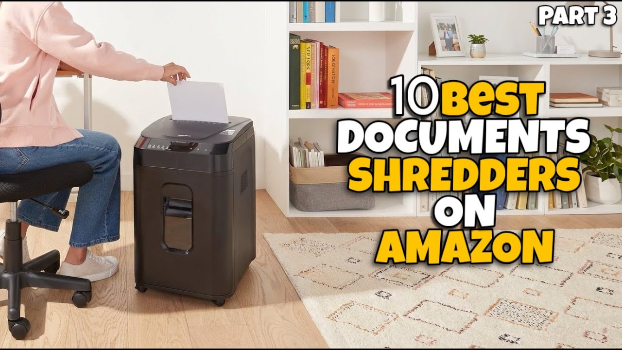 ✅ Top 10 Paper Shredders on Amazon 🔥 Heavy Duty & Quiet Picks