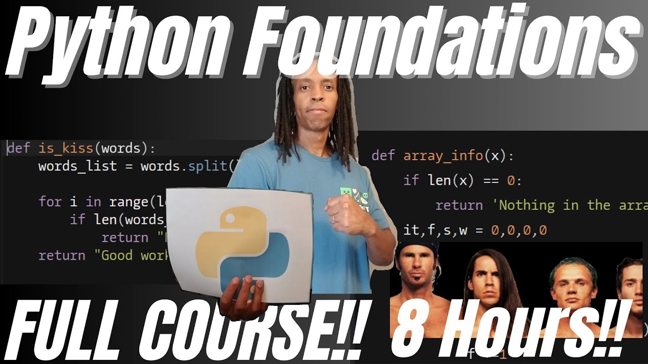 Python Foundations - Full Beginner Programming Course in Python