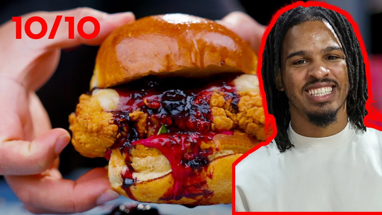 Blueberry Chicken Sandwich - Keith Lee Rated 10/10