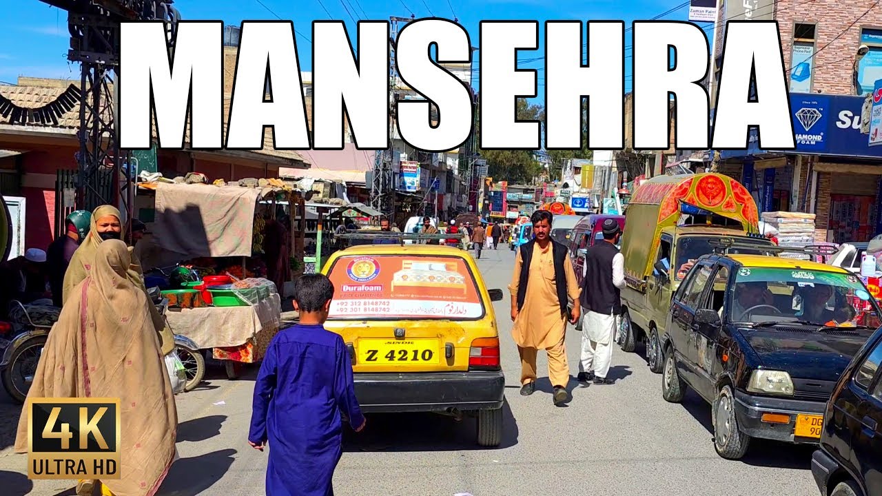 🇵🇰 Mansehra City 2025 - Scenic Evening Driving Tour in 4K