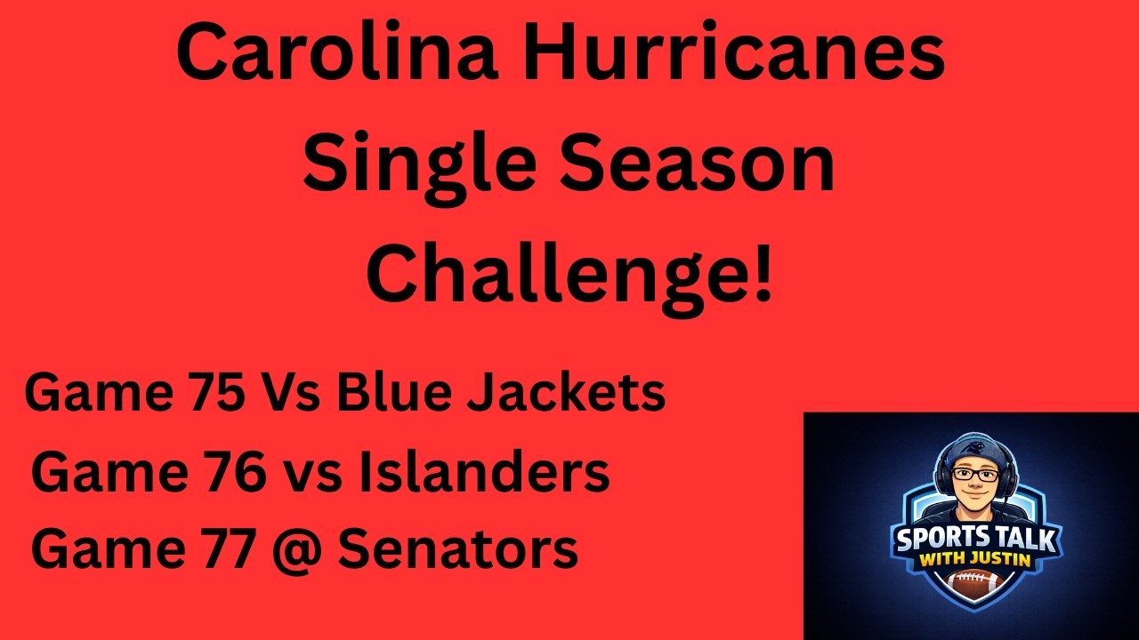 Carolina Hurricanes Season Games 75 & 76 & 77