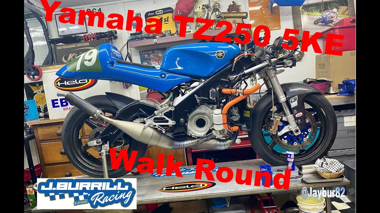 Yamaha TZ250 5KE - Walk Round - J Burrill Racing - 2T 2 Stroke Race Bike