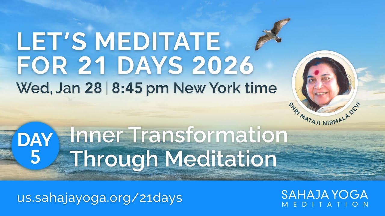 Day 5: Inner transformation through meditation 🌿 21 Day Meditation Course 2026