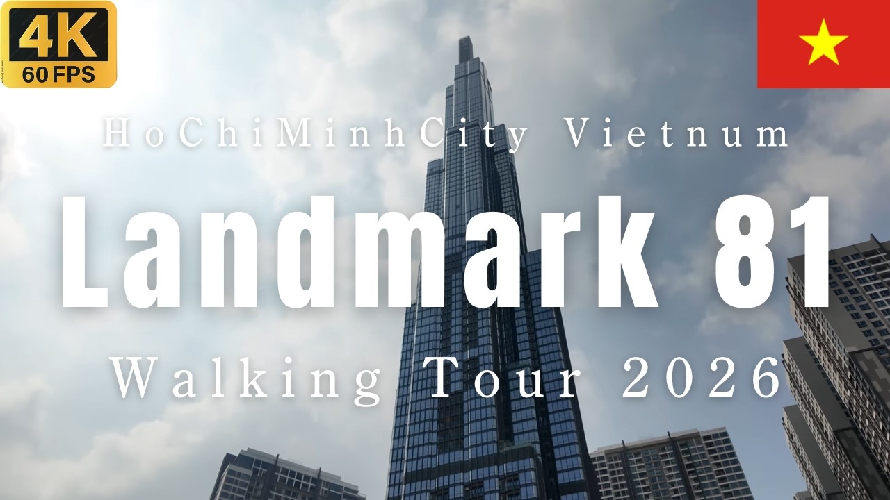 [4K] Landmark 81 Ho Chi Minh City Vietnam Walking Tour 2026